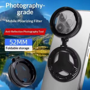 Mobile Phone Magnetic Polarizer Photography