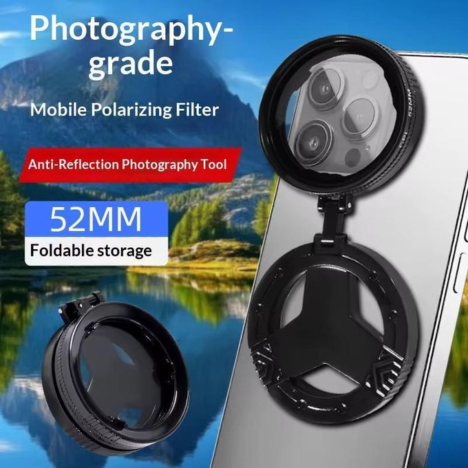 Mobile Phone Magnetic Polarizer Photography