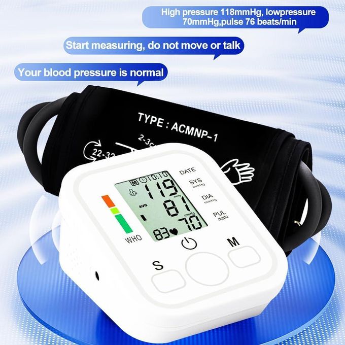 Digital Blood Pressure Monitor Health