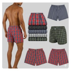6 Pack Of Men's Boxers Multi Colour