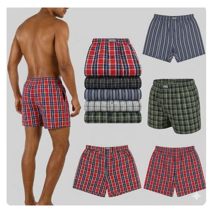 6 Pack Of Men's Boxers Multi Colour