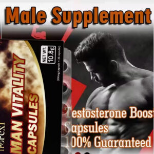 Men Vitality, Stress Relief, Sleep & Mood Enhancer Supplement